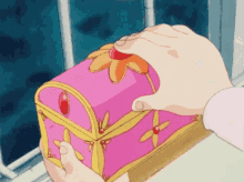 Gif animé bijoux coffre